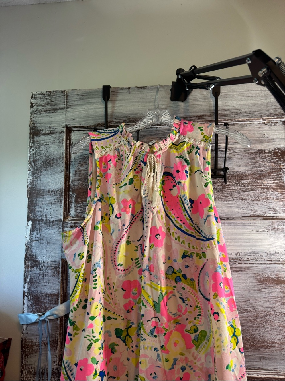 crown & ivy Pink Floral Paisley Ruffled Sundress - Picture 3 of 6